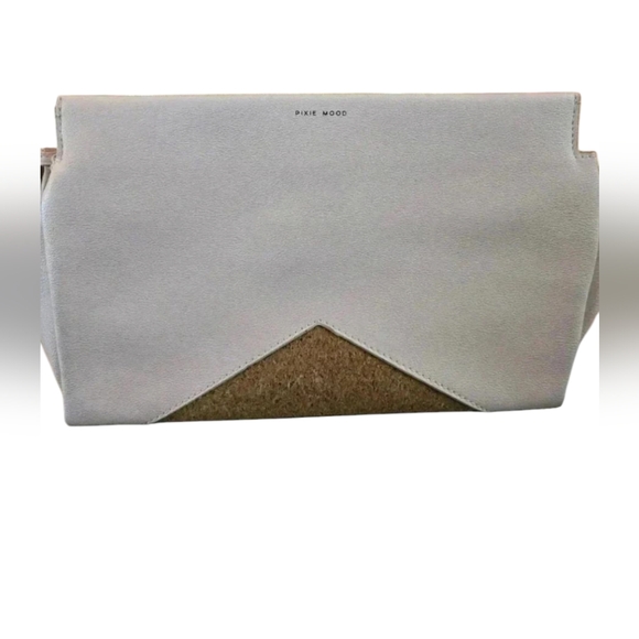 Pixie Mood Margaret Pink Cork Vegan Crossbody Classic  Bag - Picture 5 of 6